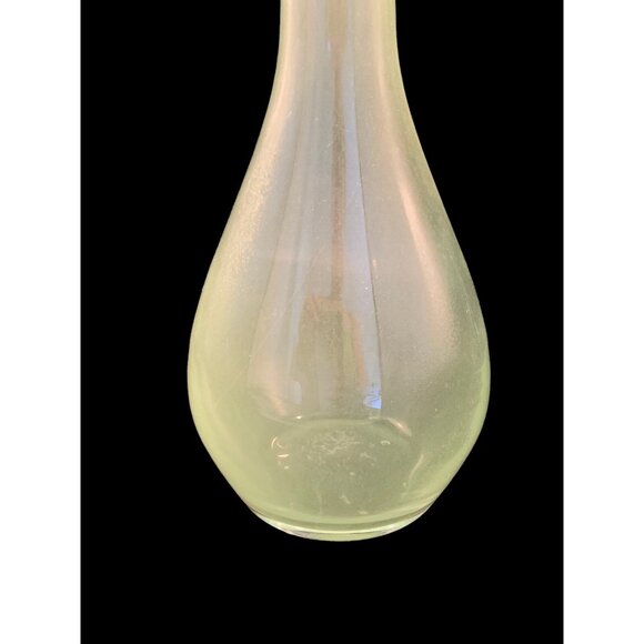 Keulen-Vase Light Green Hand Blown Glass Jack in the Pulpit Style MCM 12" - Picture 6 of 10
